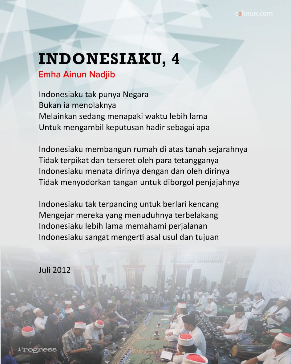 Detail Puisi Indonesia Ku Nomer 10