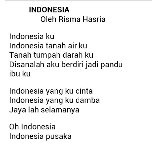 Detail Puisi Indonesia Pusaka Nomer 14