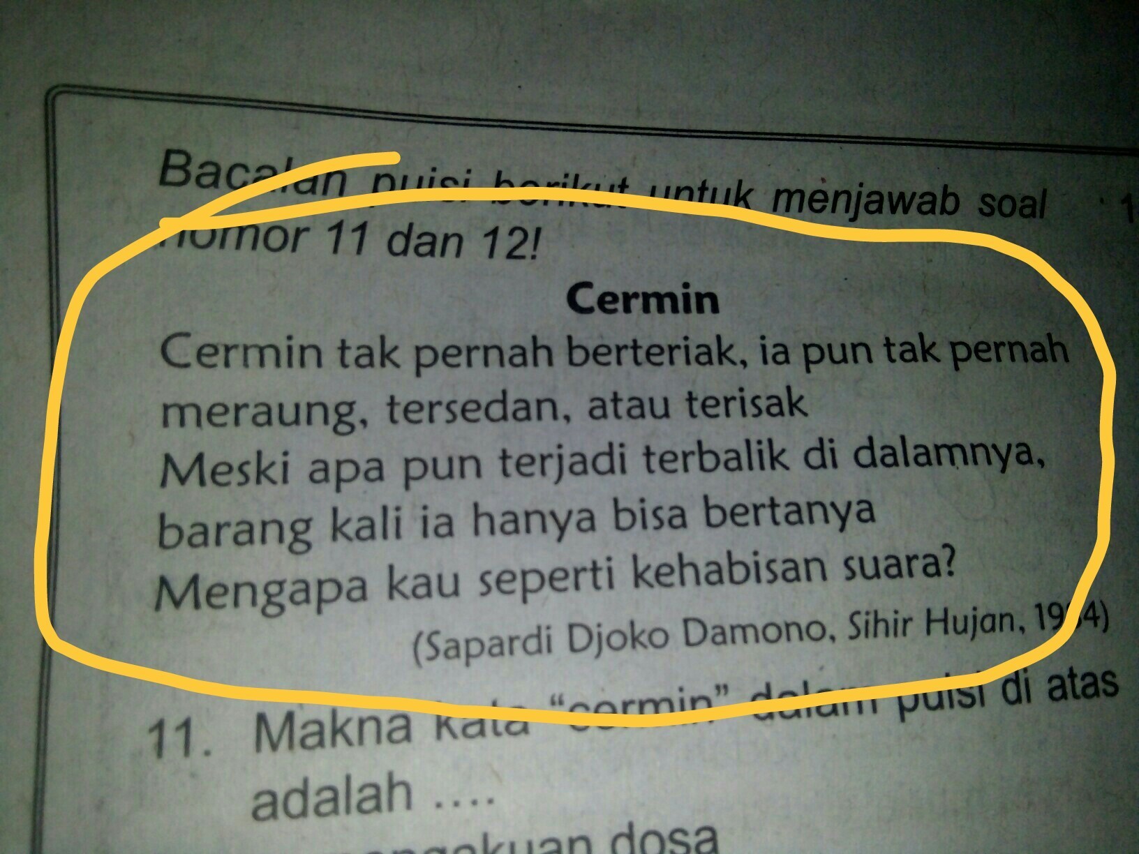 Detail Puisi Isi Hati Nomer 31