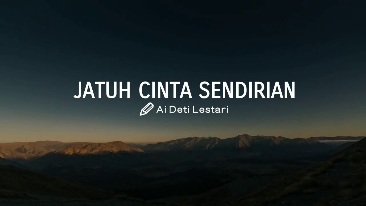 Detail Puisi Jatuh Cinta Nomer 41