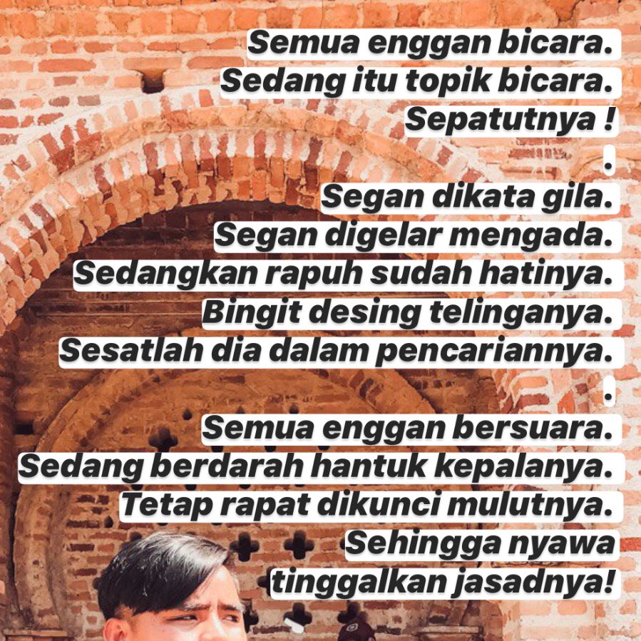 Detail Puisi Jiwa Yang Rapuh Nomer 47