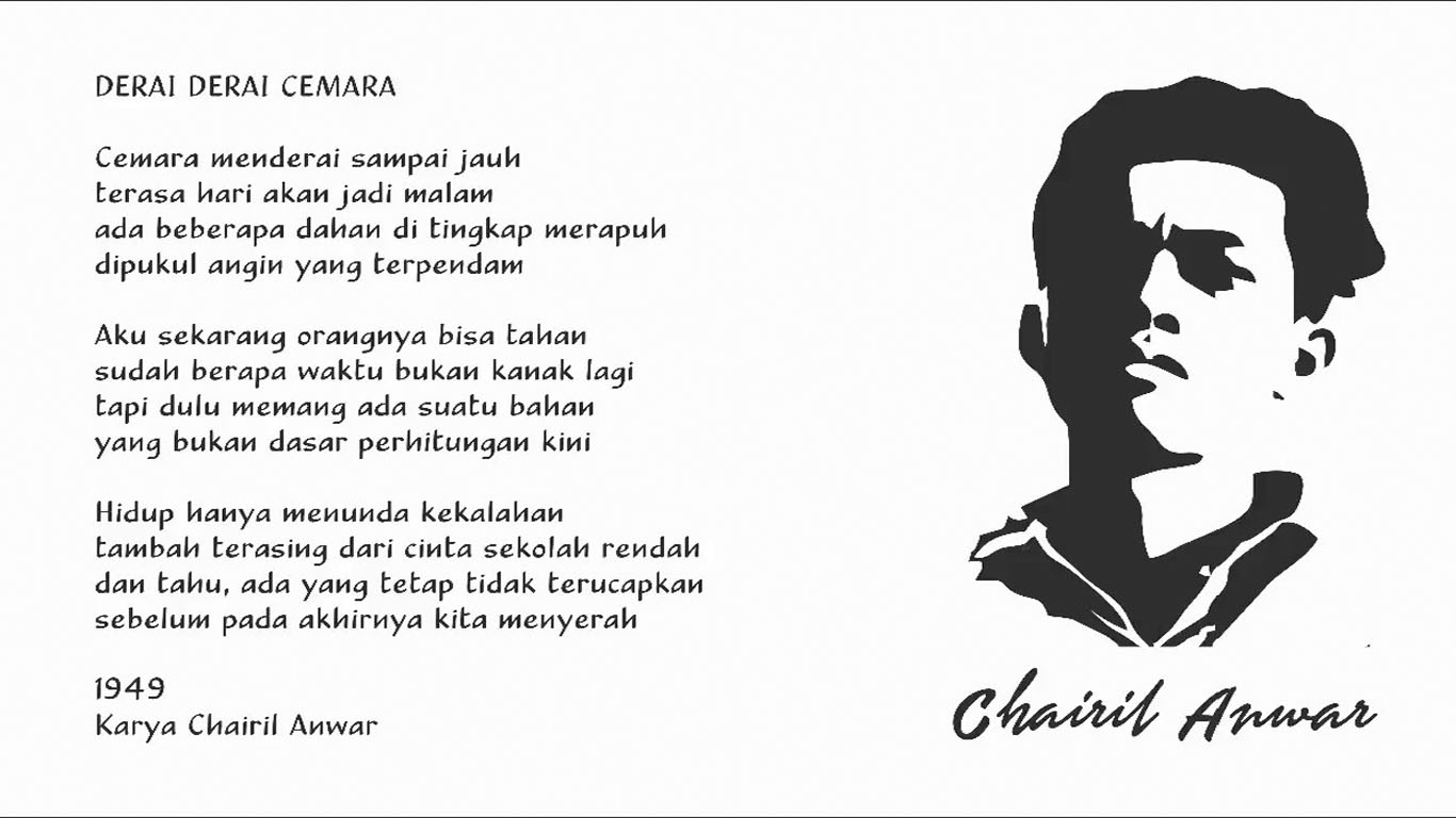Detail Puisi Judul Aku Karya Chairil Anwar Nomer 16