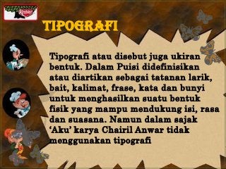 Detail Puisi Judul Aku Karya Chairil Anwar Nomer 48