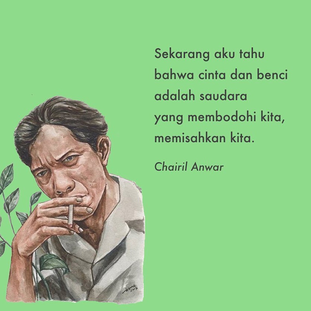 Detail Puisi Judul Aku Karya Chairil Anwar Nomer 50