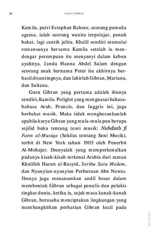 Detail Puisi Kahlil Gibran Sayap Sayap Patah Nomer 3