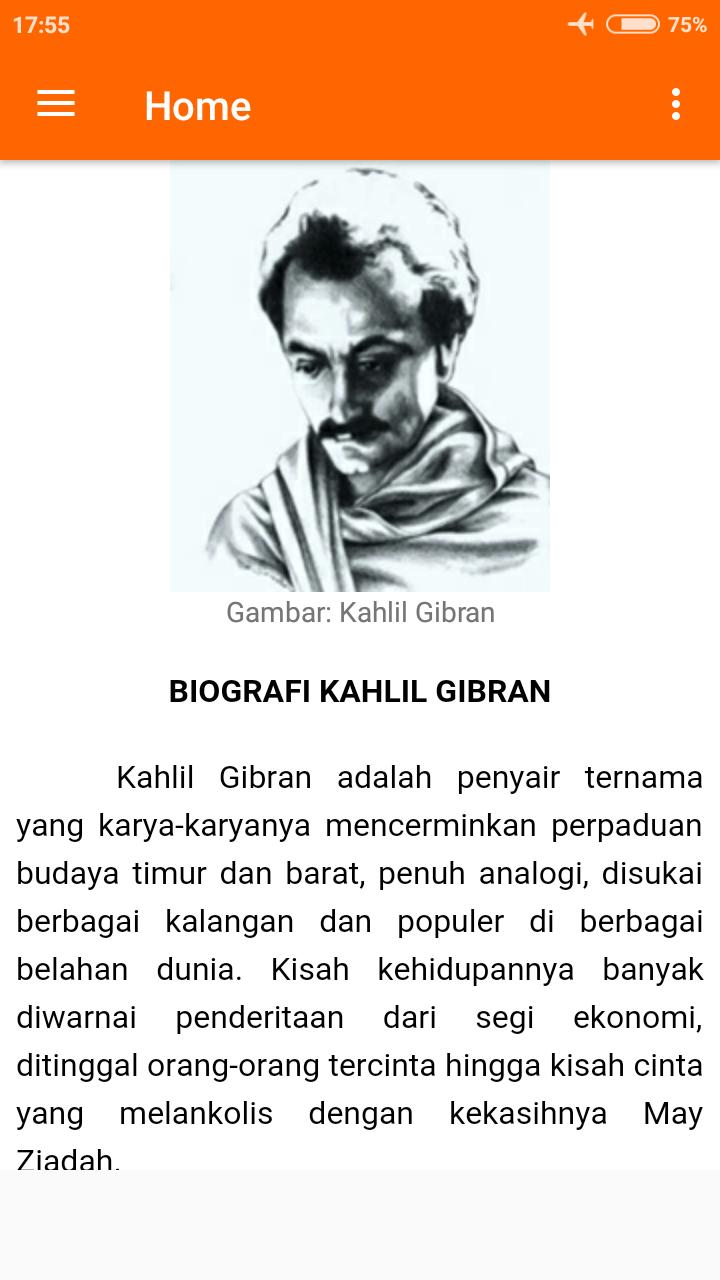 Detail Puisi Kahlil Gibran Tentang Rindu Nomer 23