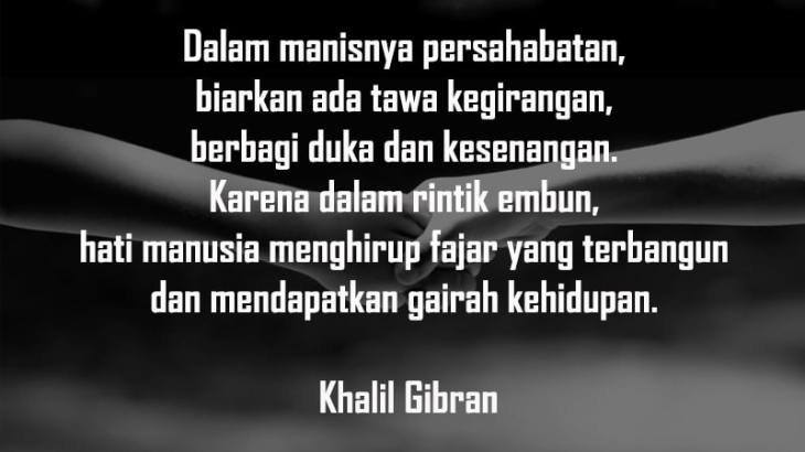 Detail Puisi Kahlil Gibran Terbaru Nomer 23