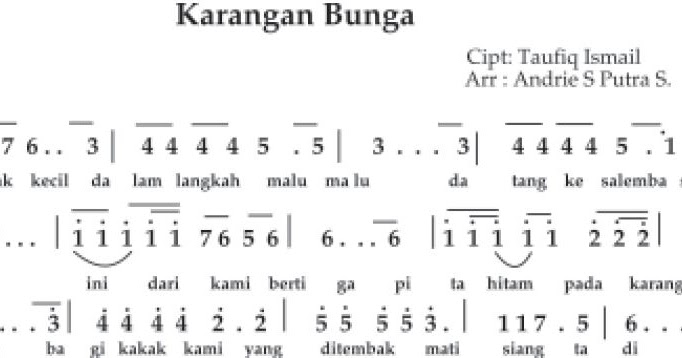 Detail Puisi Karangan Bunga Nomer 27