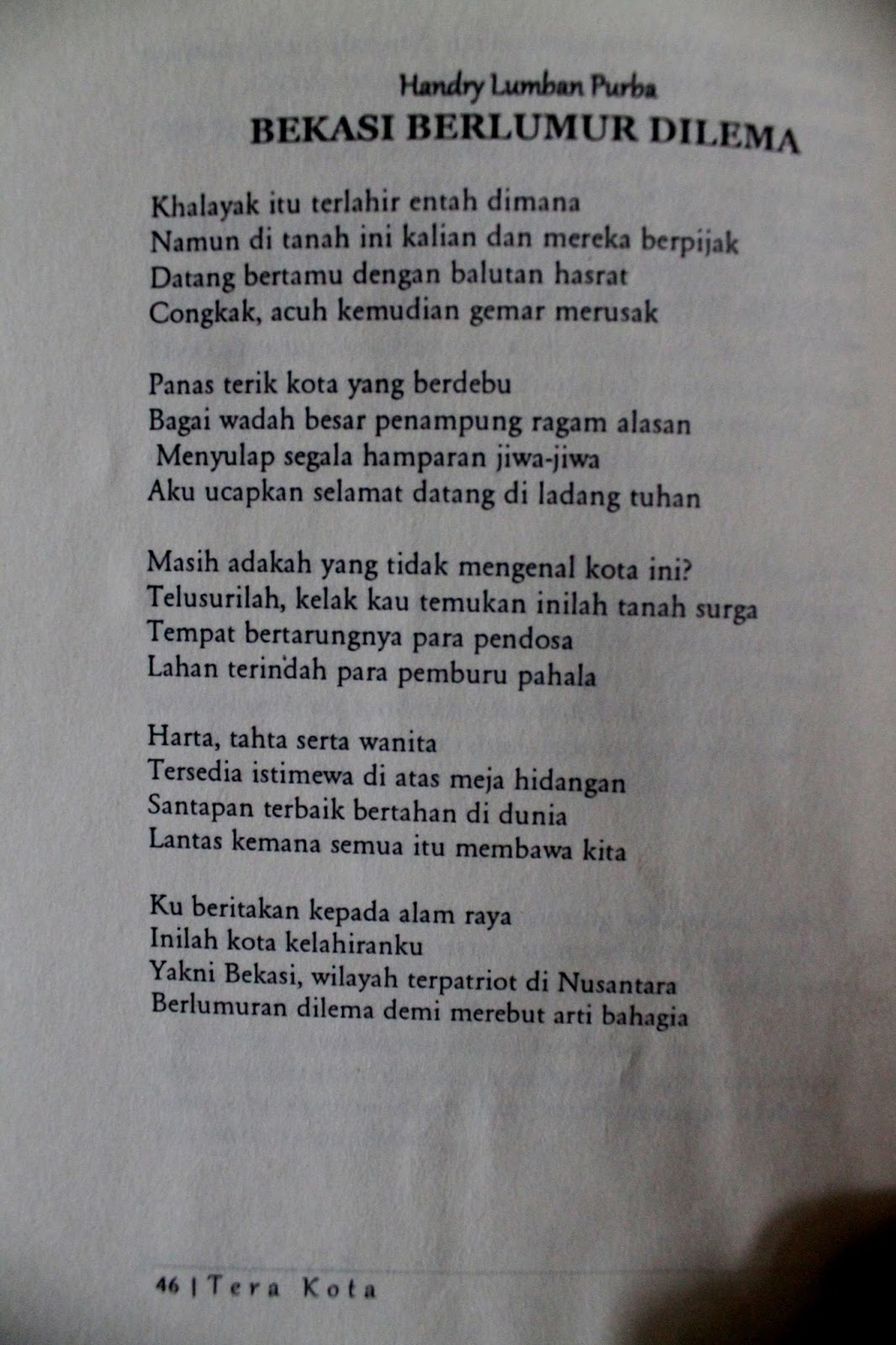 Detail Puisi Karawang Bekasi Nomer 18