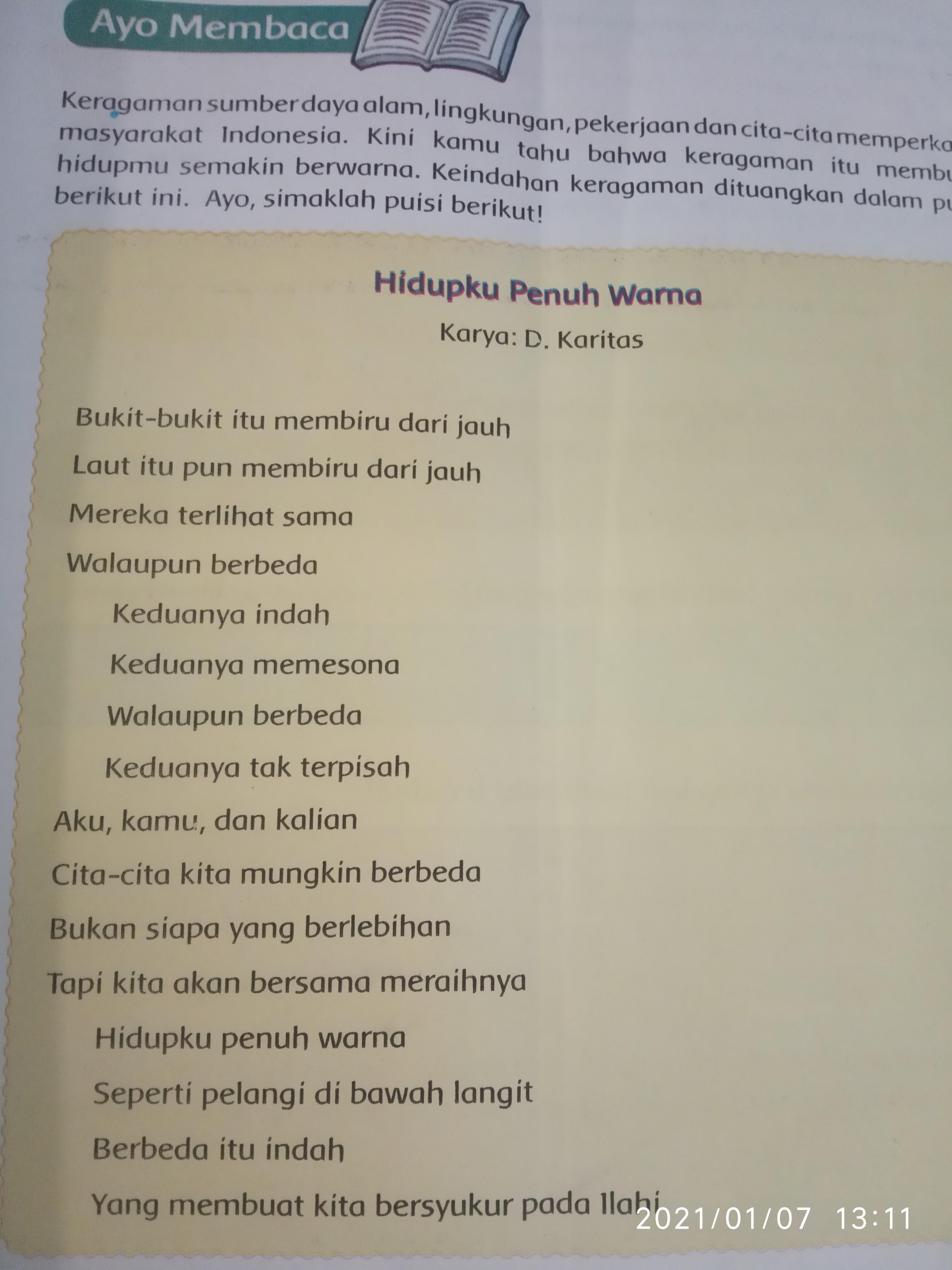 Detail Puisi Kekayaan Alam Indonesia Nomer 18