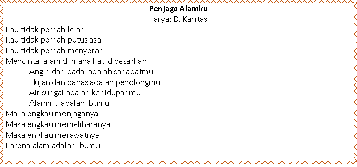 Detail Puisi Kekayaan Alam Indonesia Nomer 24