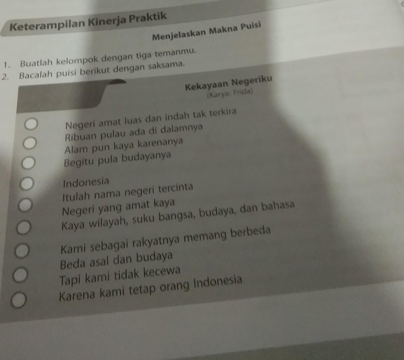Detail Puisi Kekayaan Alam Indonesia Nomer 9