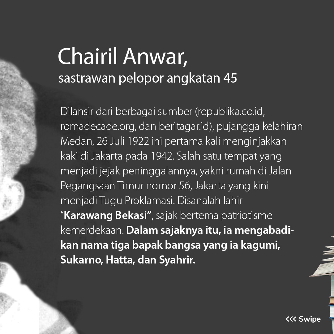 Detail Puisi Kemerdekaan Chairil Anwar Nomer 51