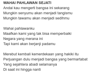 Detail Puisi Kemerdekaan Menyentuh Hati Nomer 38