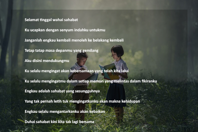 Detail Puisi Kenangan Sekolah Nomer 20