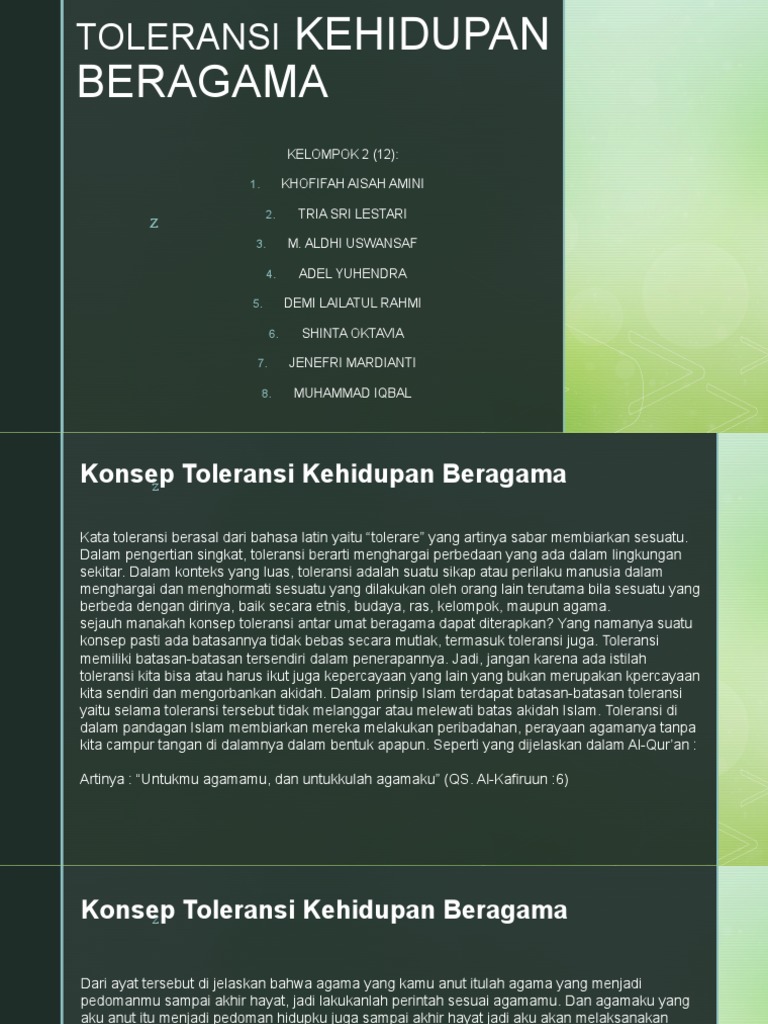 Detail Puisi Kerukunan Antar Umat Beragama Nomer 9