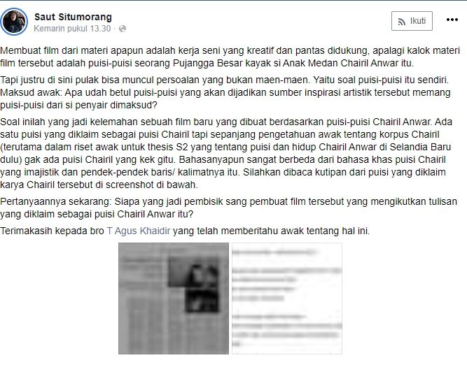 Detail Puisi Ki Hajar Dewantara Karya Chairil Anwar Nomer 48