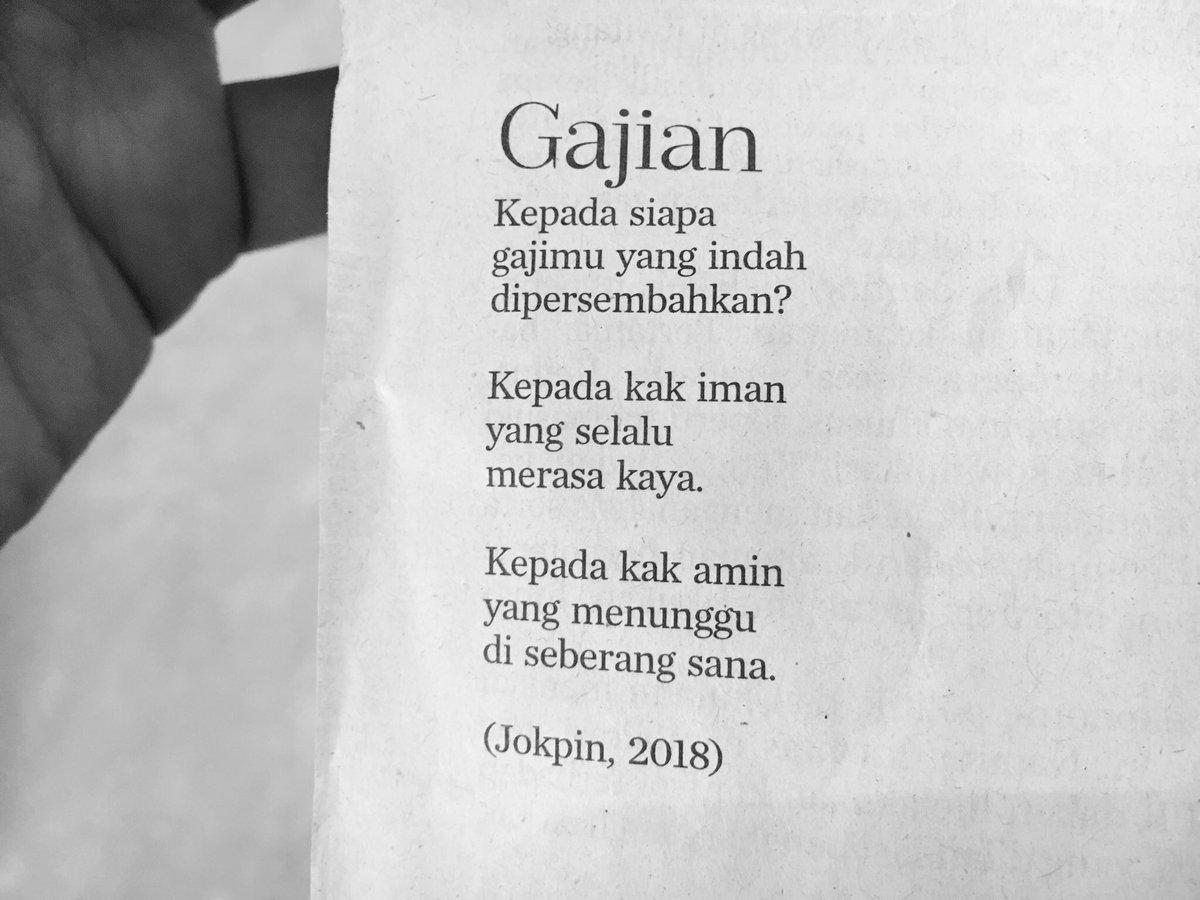 Detail Puisi Kompas 2018 Nomer 3