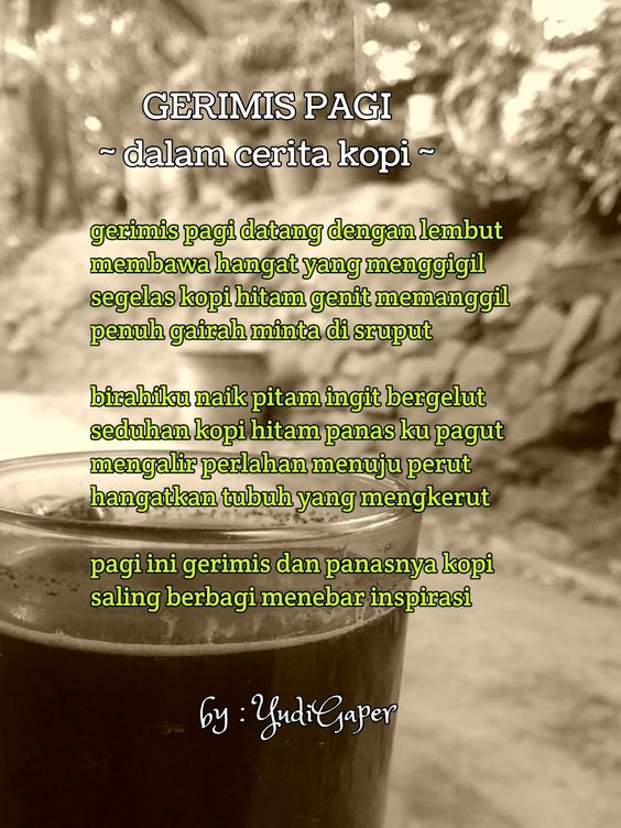 Detail Puisi Kopi Twitter Nomer 39