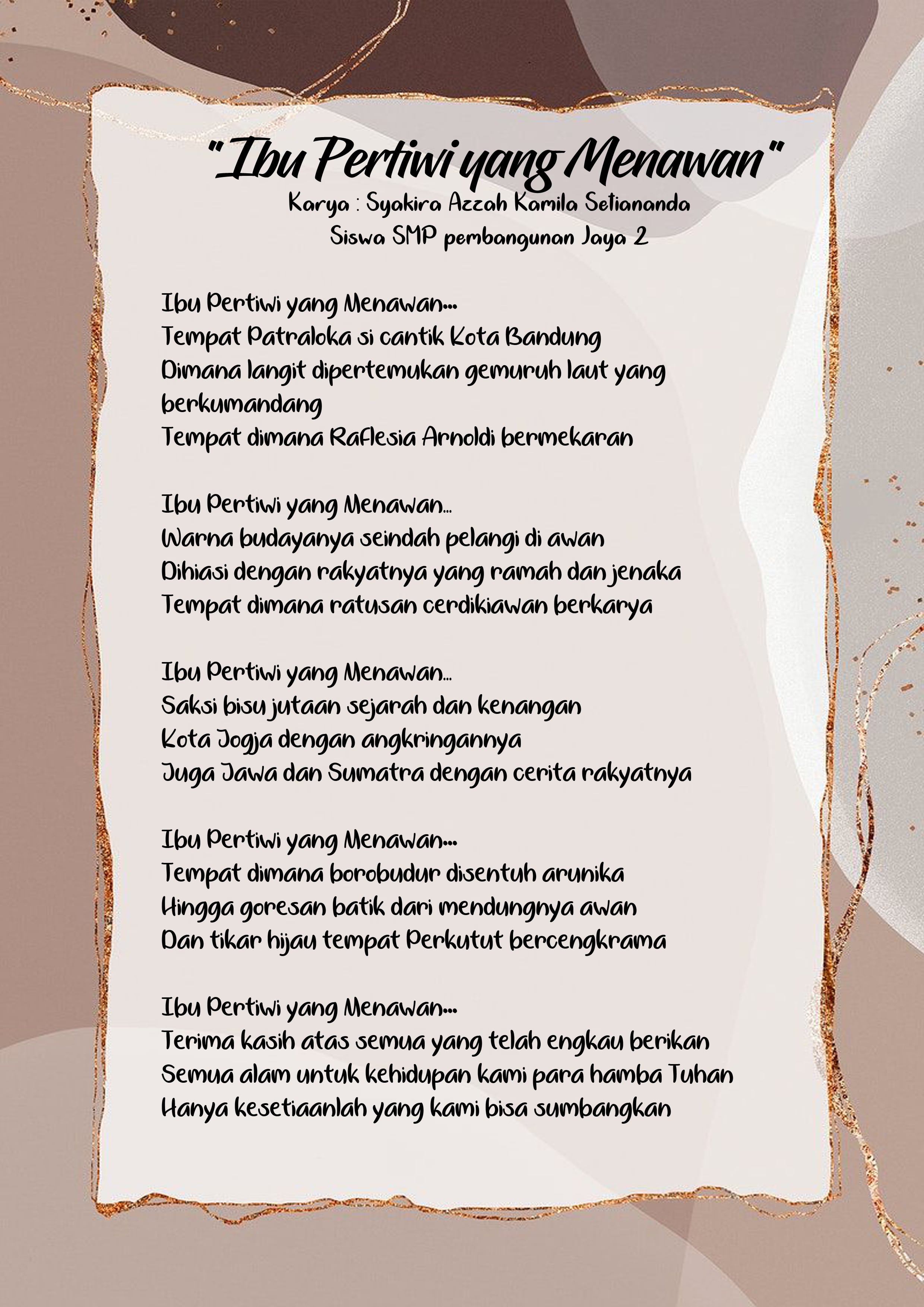 Detail Puisi Kota Bandung Nomer 6
