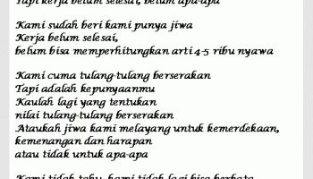 Detail Puisi Krawang Bekasi Chairil Anwar Nomer 35