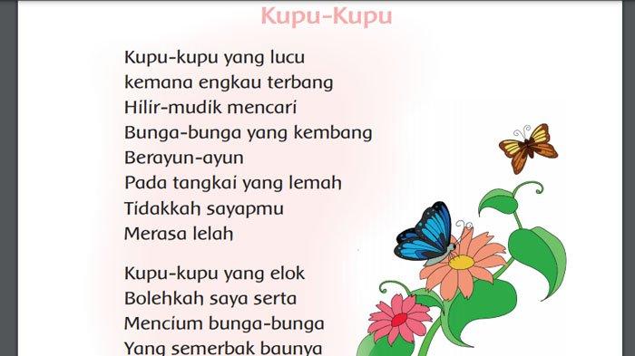 Detail Puisi Kupu Kupu Yang Lucu Nomer 9