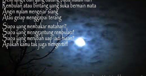 Detail Puisi Langit Malam Nomer 10