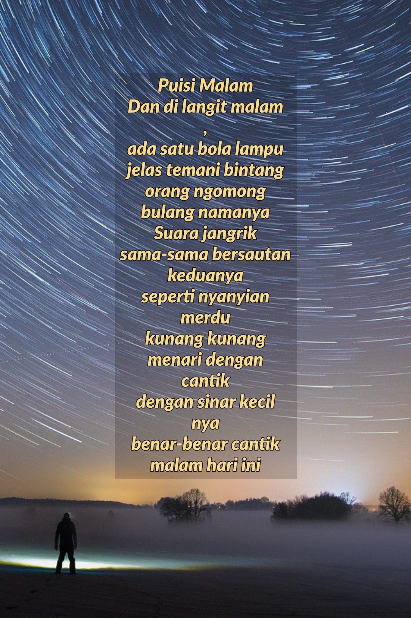 Detail Puisi Langit Malam Nomer 7