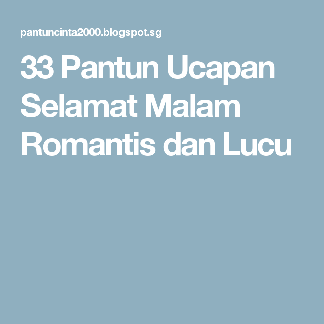 Detail Puisi Lucu Buat Pacar Nomer 52