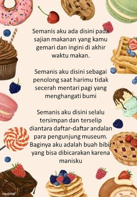 Detail Puisi Makanan Sehat Nomer 8