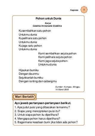 Detail Puisi Makanan Sehat Dan Bergizi Nomer 16