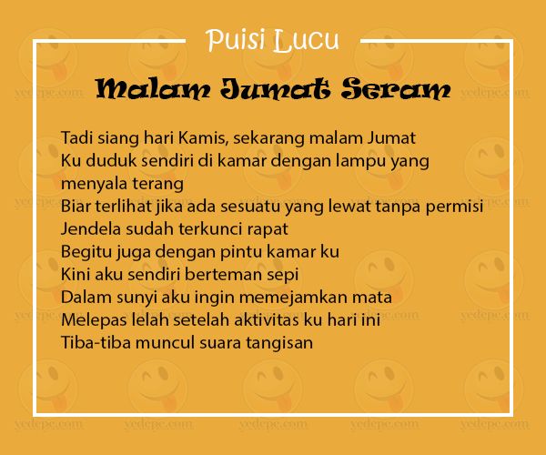 Puisi Malam Jumat - KibrisPDR