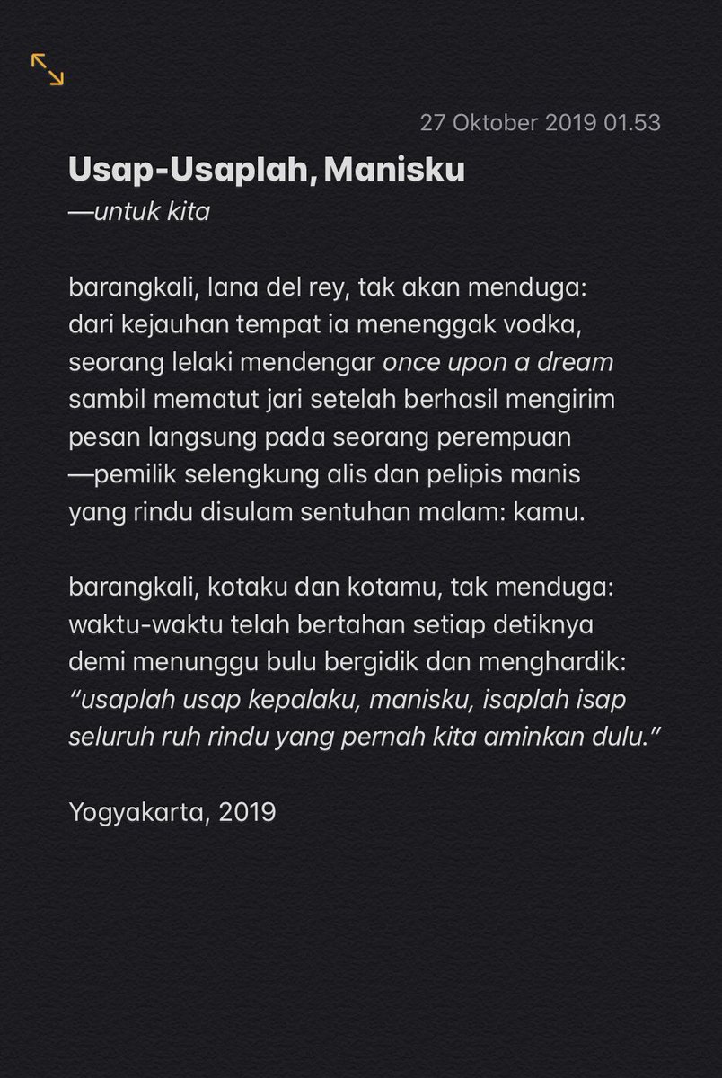 Detail Puisi Malam Minggu Nomer 18