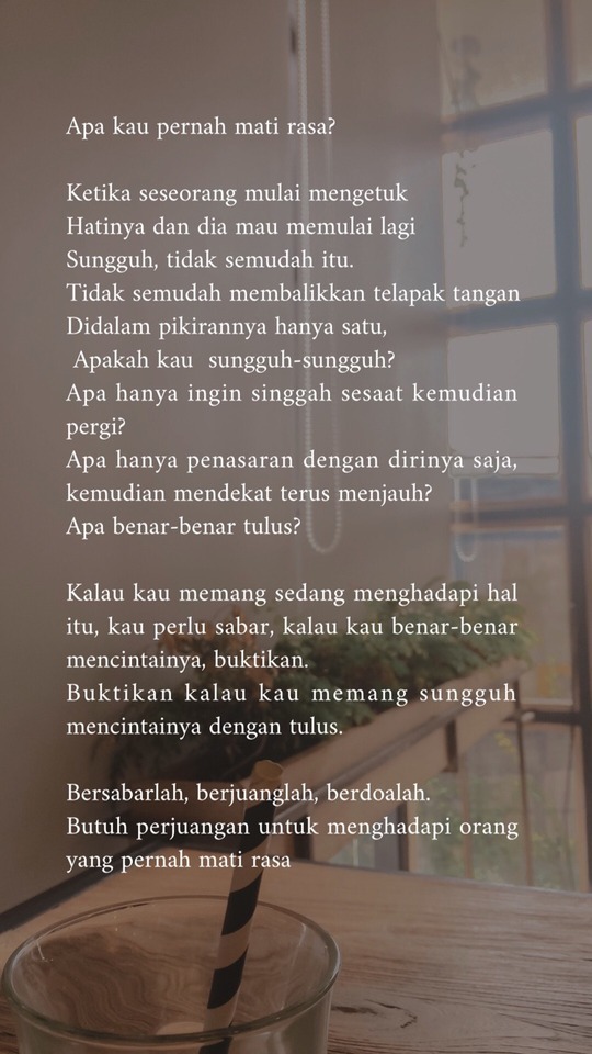Detail Puisi Mati Rasa Nomer 9
