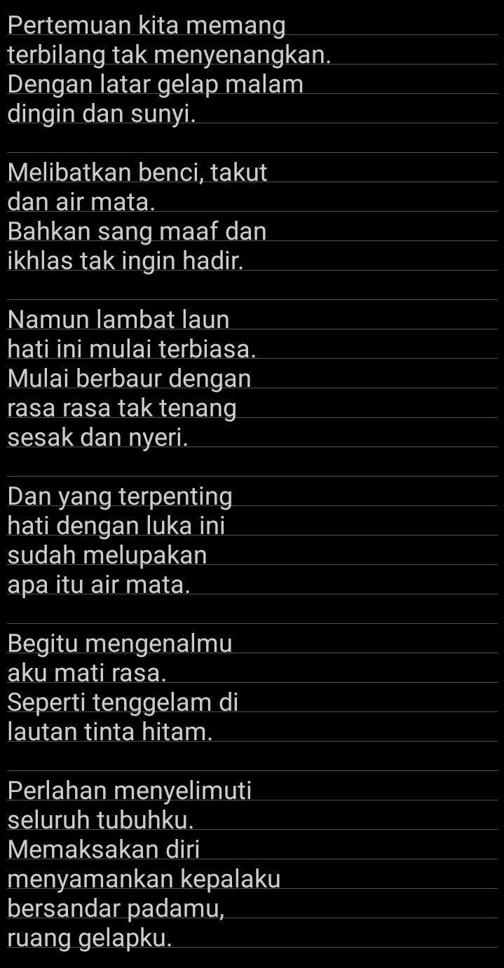 Detail Puisi Mati Rasa Nomer 16