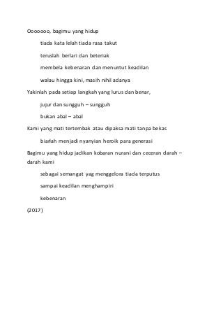 Detail Puisi Mati Rasa Nomer 28
