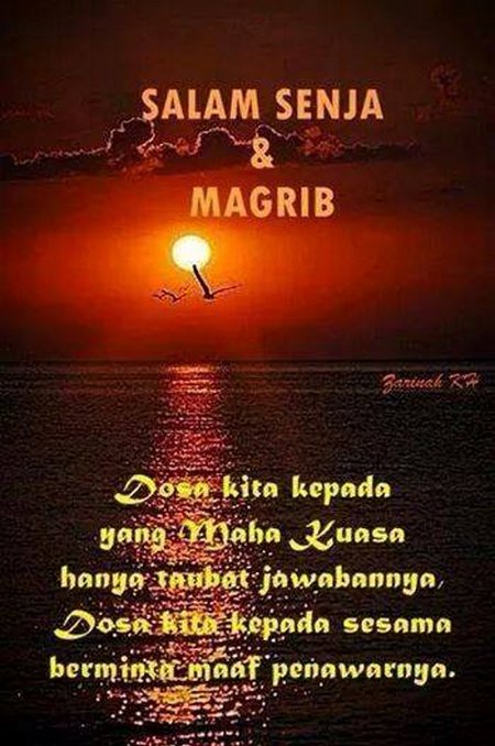 Detail Puisi Menjelang Magrib Nomer 30