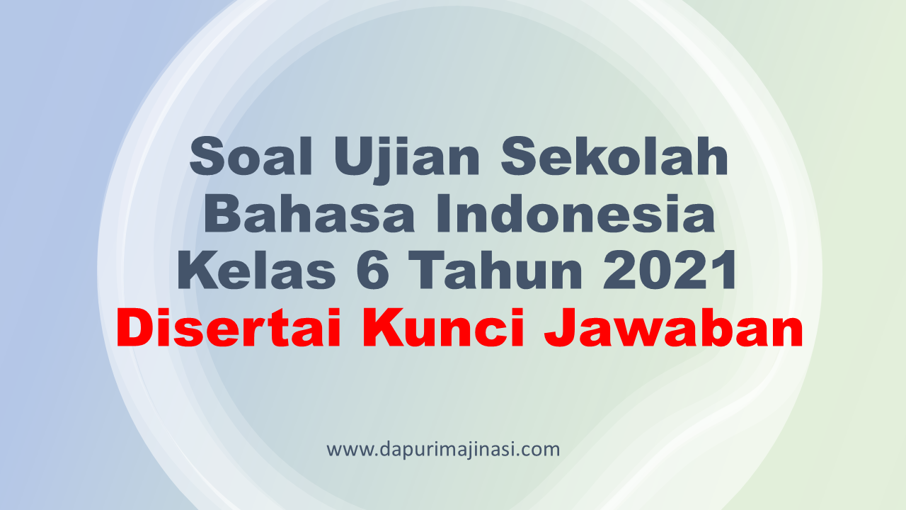 Detail Puisi Menjelang Ujian Nasional Nomer 50