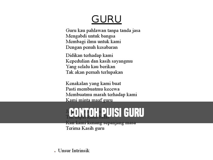 Detail Puisi Minta Maaf Kepada Guru Nomer 52