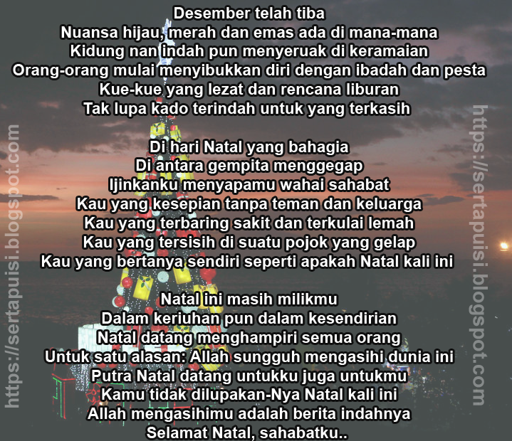 Detail Puisi Natal Malam Kudus Nomer 20