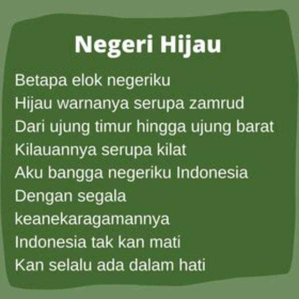 Detail Puisi Negeriku Indonesia Nomer 19