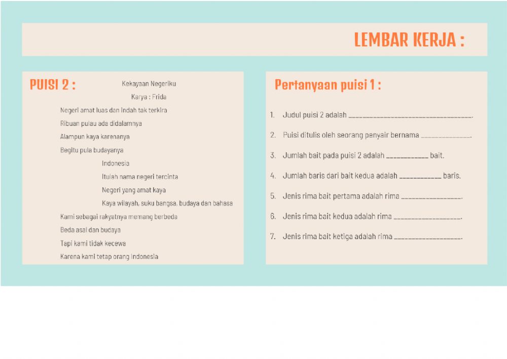 Detail Puisi Negeriku Indonesia Nomer 43