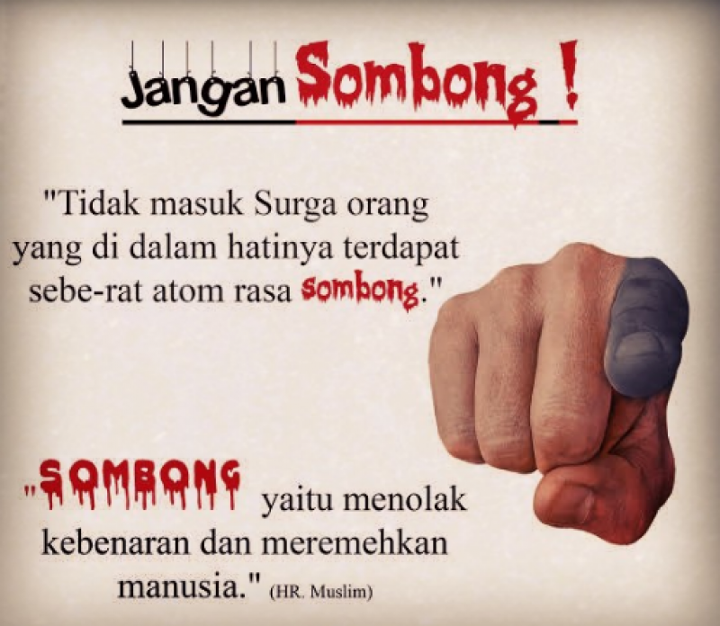 Detail Puisi Orang Sombong Nomer 16