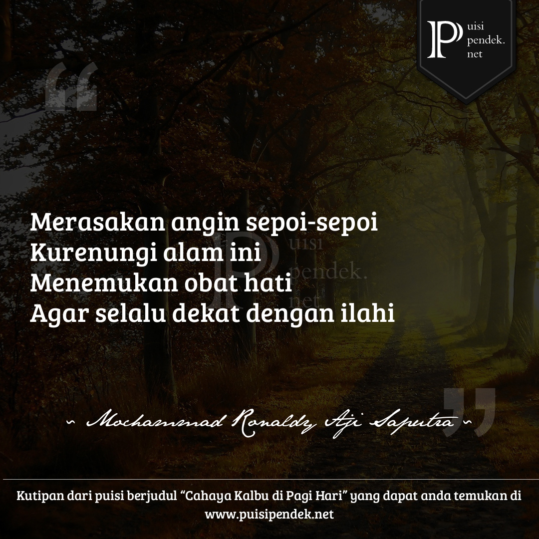 Detail Puisi Pagi Romantis Nomer 40