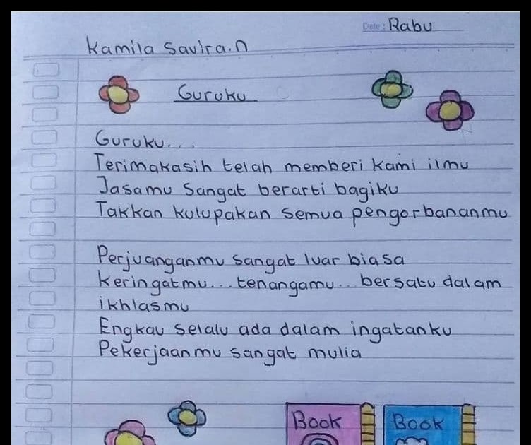 Detail Puisi Pendek Guru Nomer 11