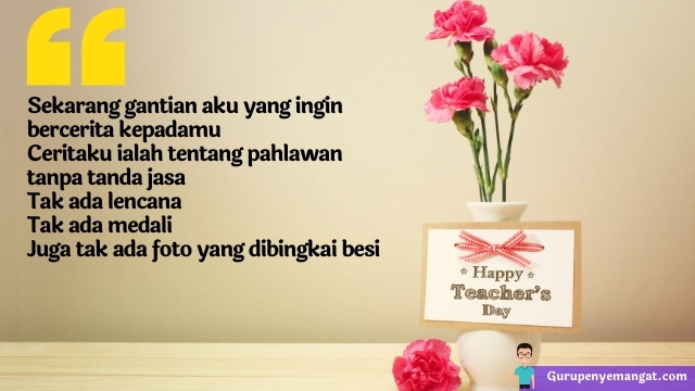 Detail Puisi Pendek Guru Nomer 13