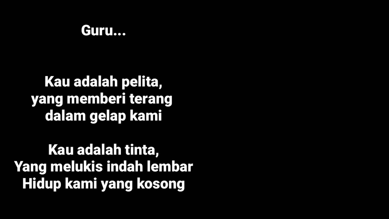 Detail Puisi Pendek Guru Nomer 15
