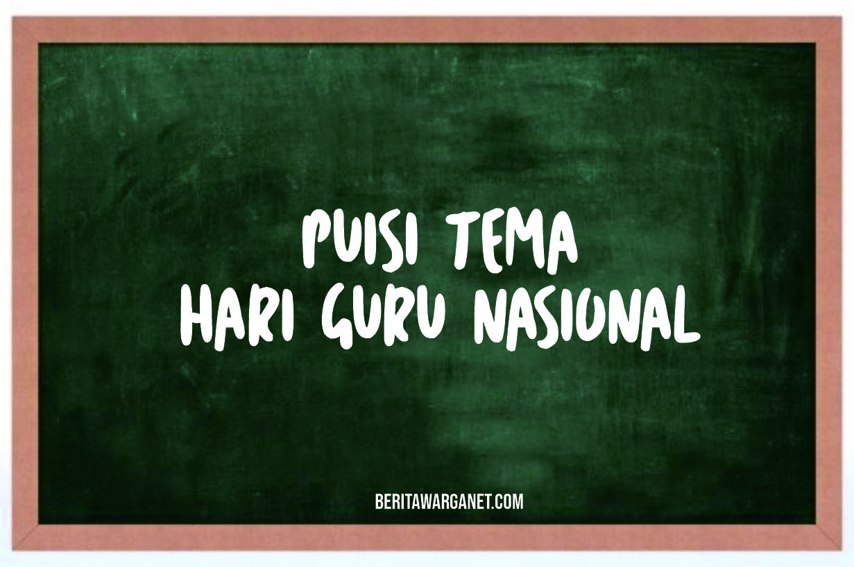 Detail Puisi Pendek Guru Nomer 45