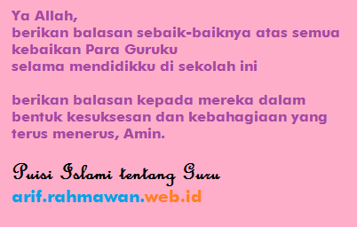 Detail Puisi Pendek Guru Nomer 48