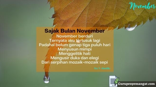 Detail Puisi Pendek Hujan Nomer 12